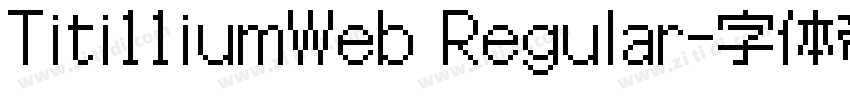 Titi11iumWeb Regular字体转换
